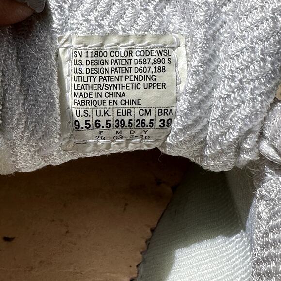 Skechers Shape Ups Sneakers Walking Toning Lace Up Leather White 9.5 - Picture 6 of 7